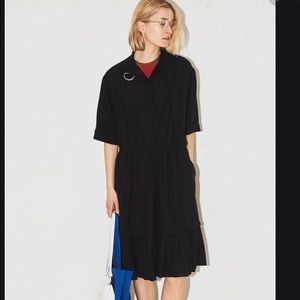 Assembly New York Black D-ring Collar Dress